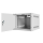 LANBERG Wisząca 10" 4U 280x310mm (szara) WF10-2304-10S - 519058 - zdjęcie 4